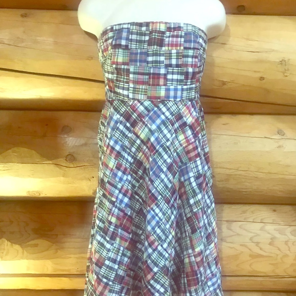 JCrew Madras Dress